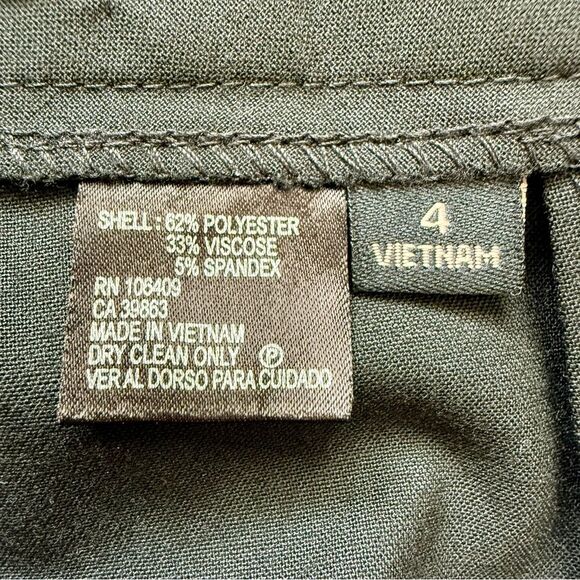 ALEX MARIE Black Trouser Pants High Rise Size 4 - Picture 6 of 8